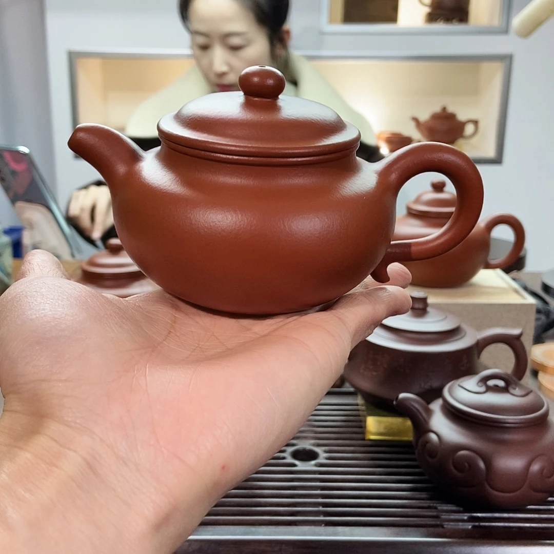 茶壶紫砂朱泥仿古240cc
