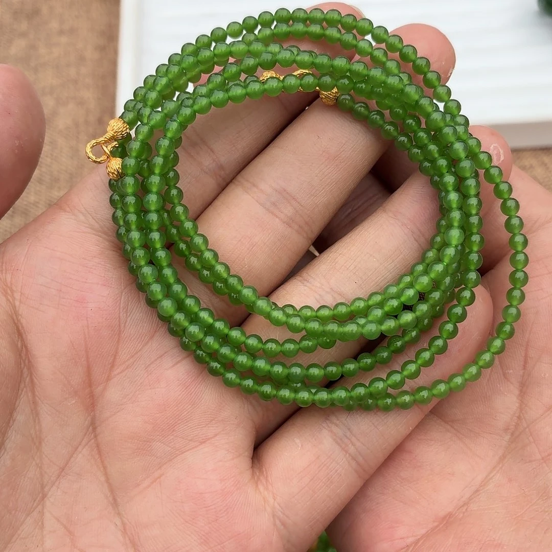 和田玉未镶嵌手串多样性发货拍一发一