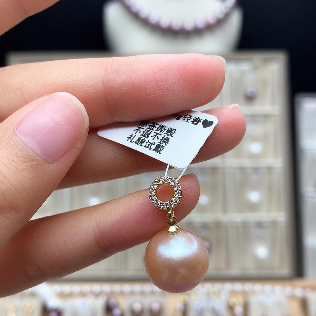 颈饰合金淡水珍珠