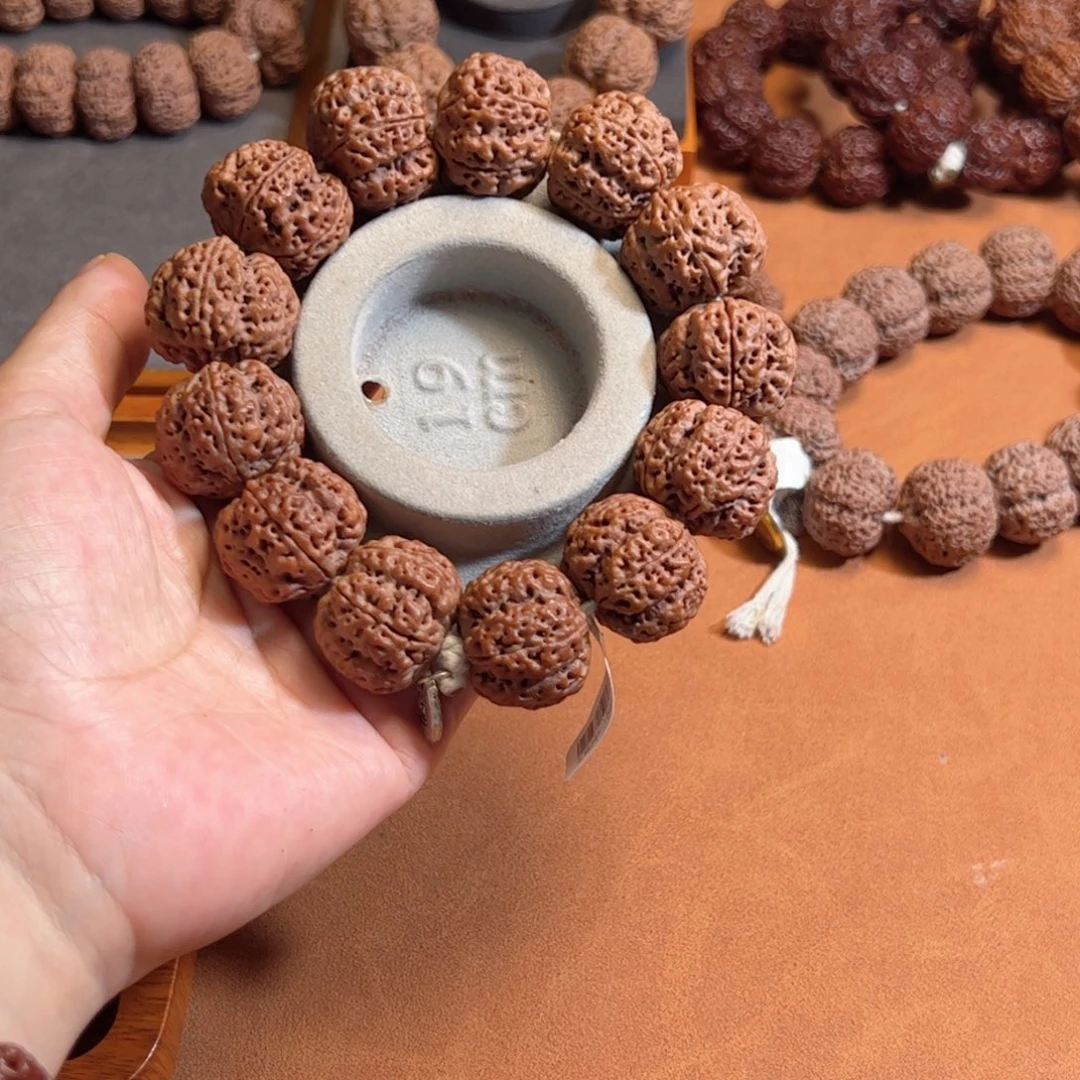 A***敏金刚菩提手串24世楚一号银标级高端梁大金刚菩提