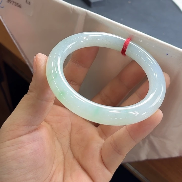 翡翠未镶嵌手镯10号