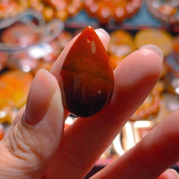 玛瑙/玉髓吊坠(不含链)未镶嵌