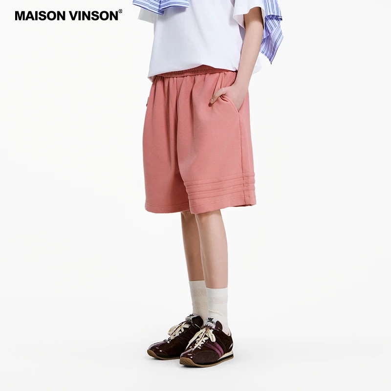 MAISON VINSON夏季薄款直筒五分短裤百搭裤子潮牌青年宽松运动裤