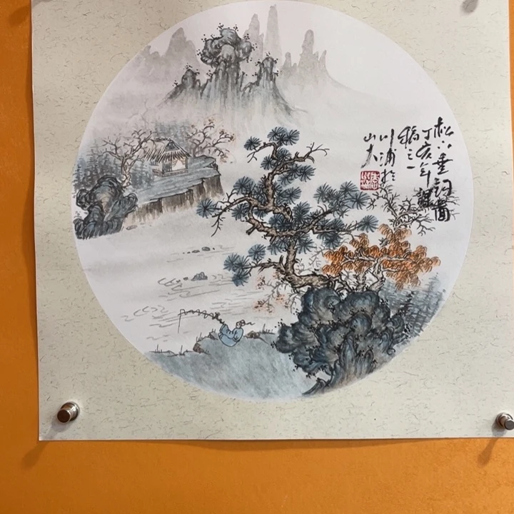 国画李川浦精品山水画