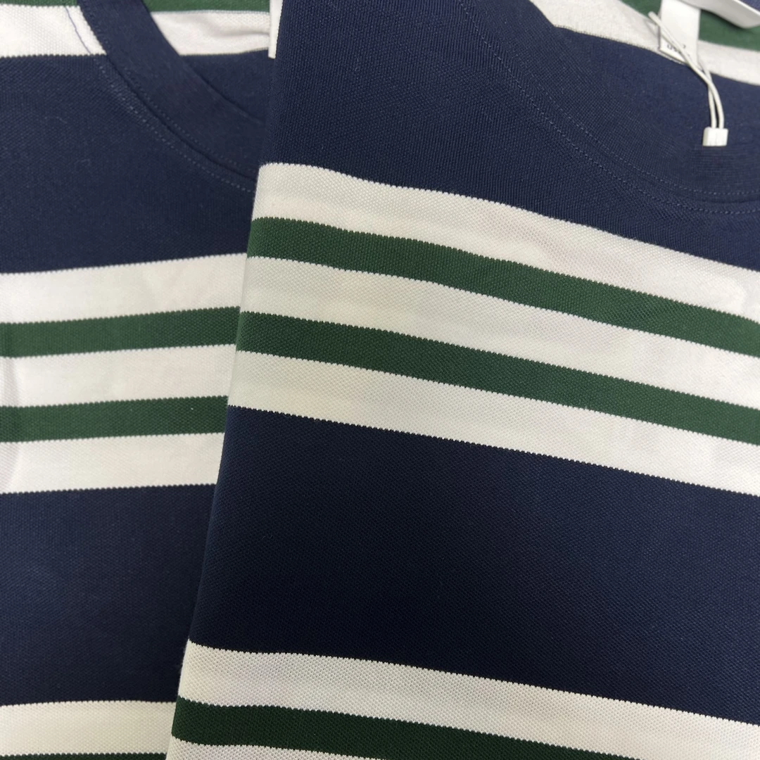 条纹蓝男装洋气时尚经典T男装t男装