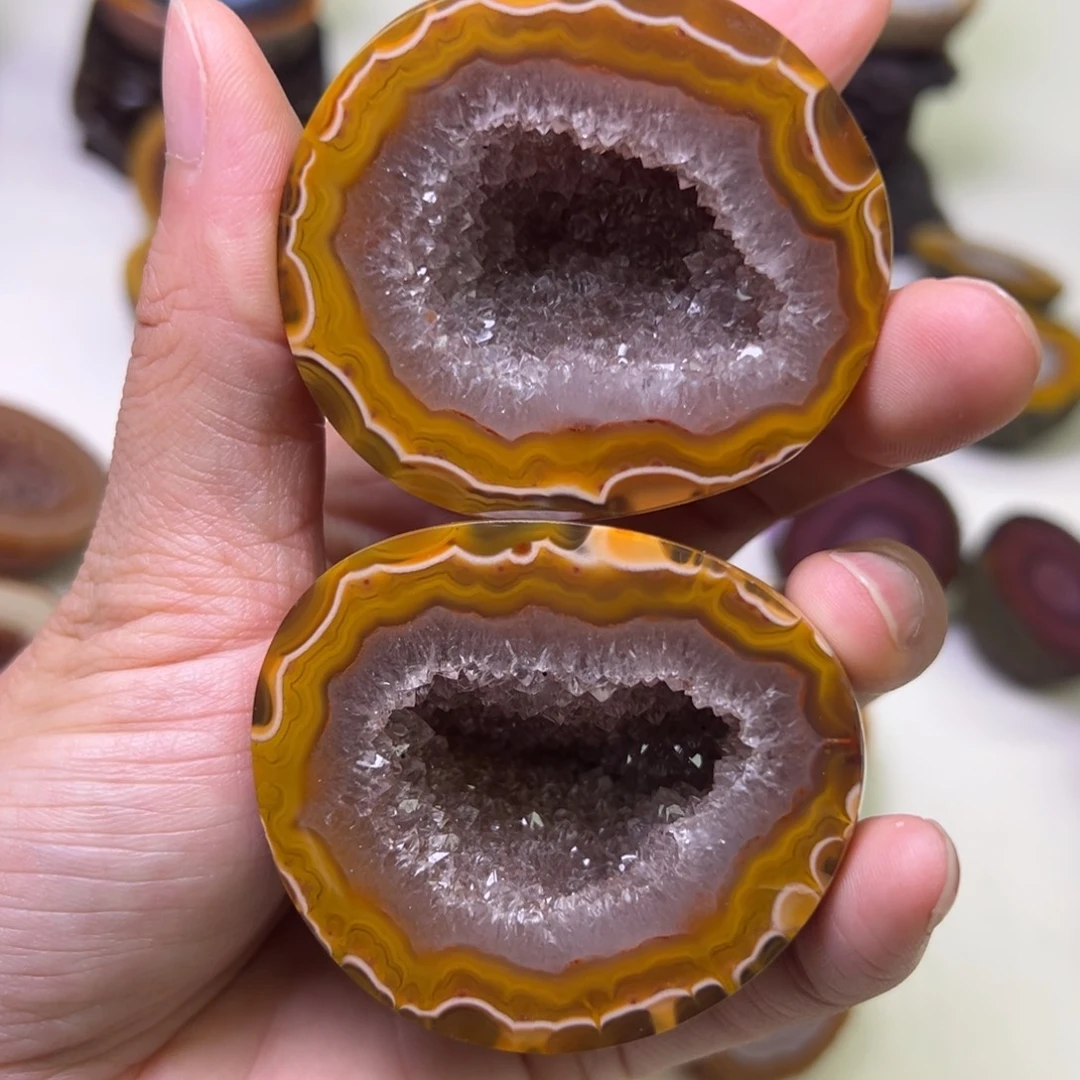 未镶嵌玛瑙/玉髓珠宝半成品