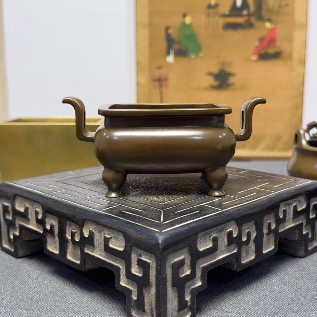 铜朝官耳炉。。。。。。