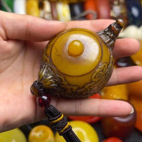 未镶嵌琥珀手链蜜蜡