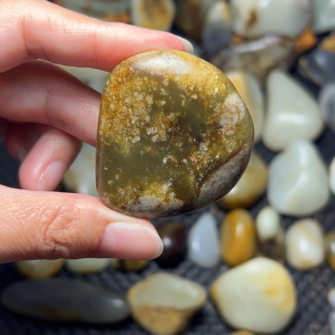 和田玉未镶嵌挂件4