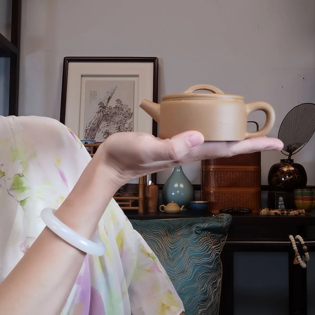 快***经紫砂花盆汉瓦壶半手