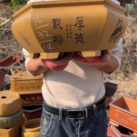 紫砂花盆特价包邮秒杀，