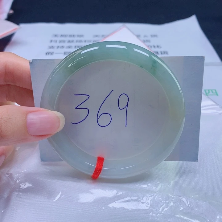 翡翠未镶嵌手镯58圈口