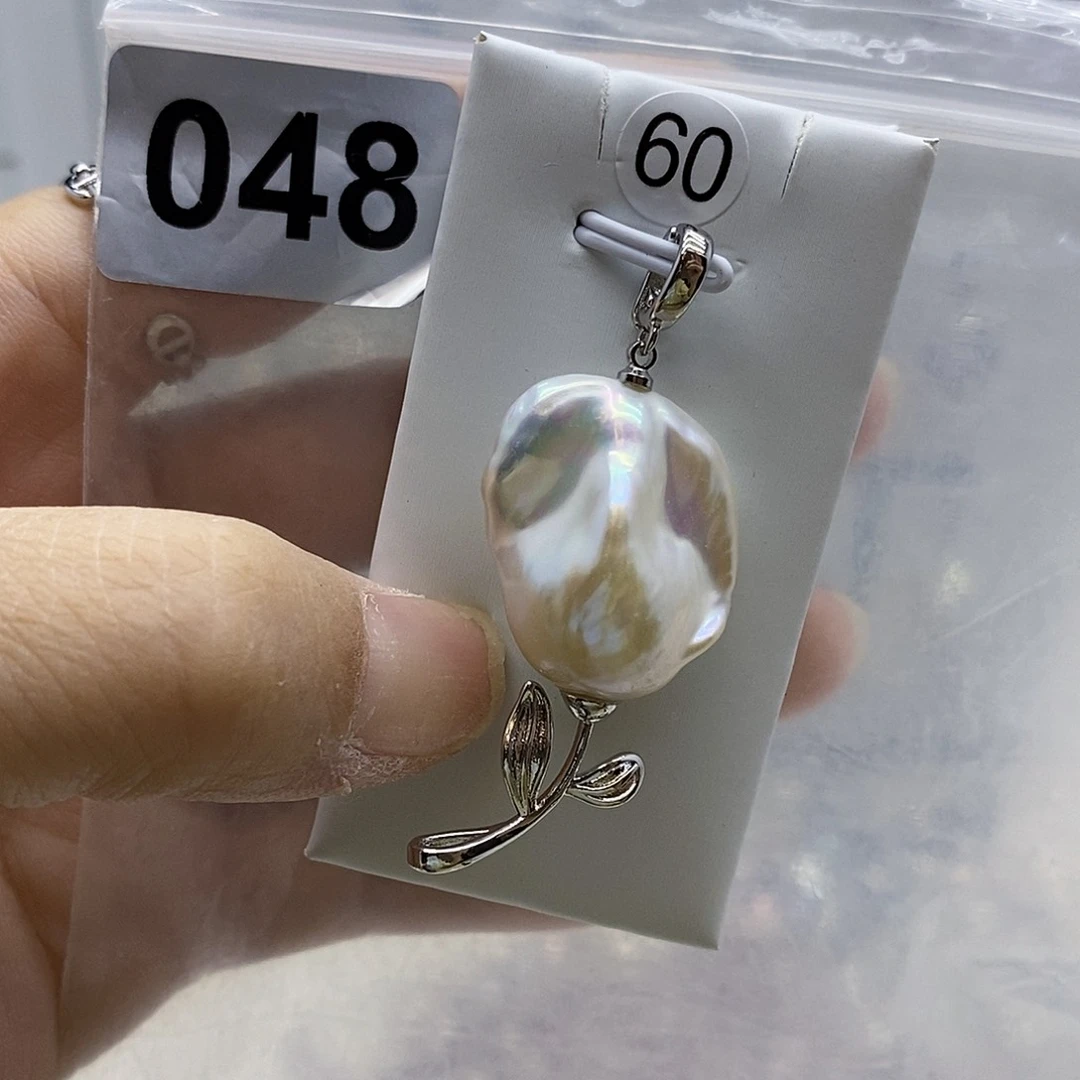 合金耳饰淡水珍珠