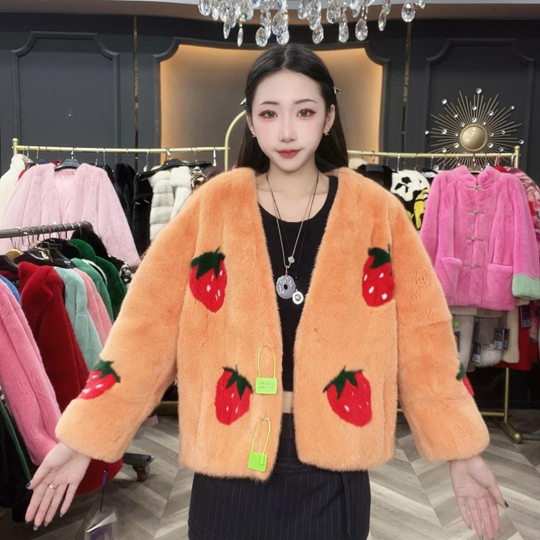 冬季新款时尚水貂