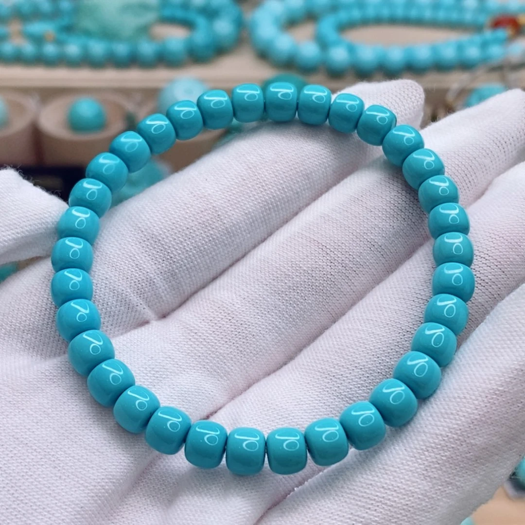 绿松石未镶嵌珠宝奇石6mm