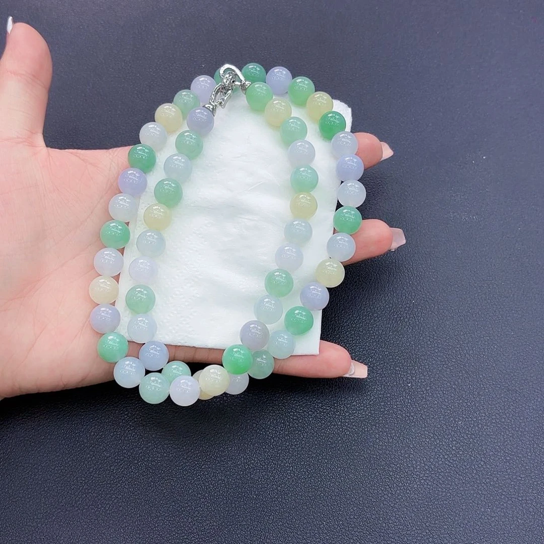 翡翠颈饰未镶嵌毛衣链