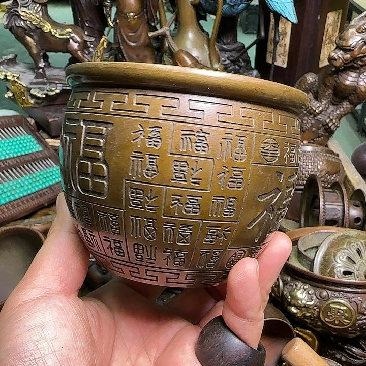 铜器办公室茶室摆件