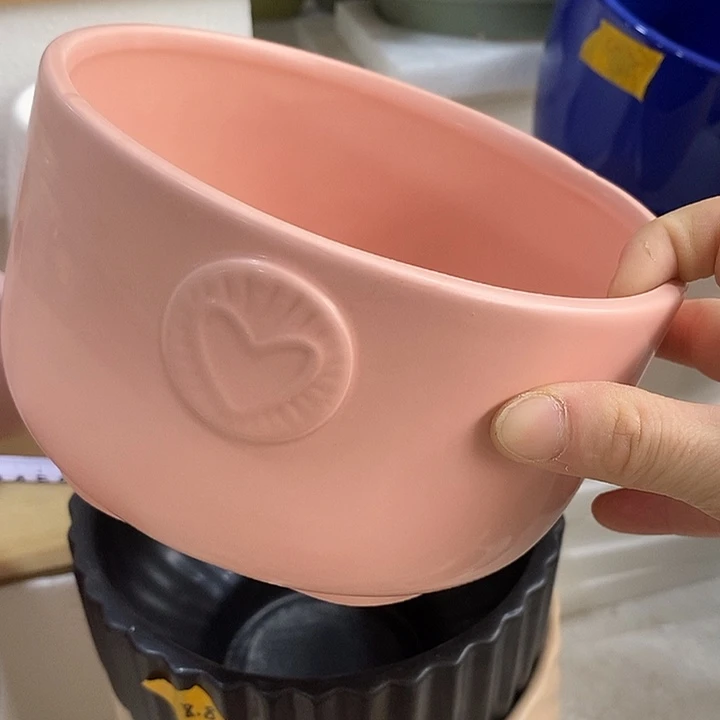 陶摆件陶盆有孔 瑕疵介意勿拍