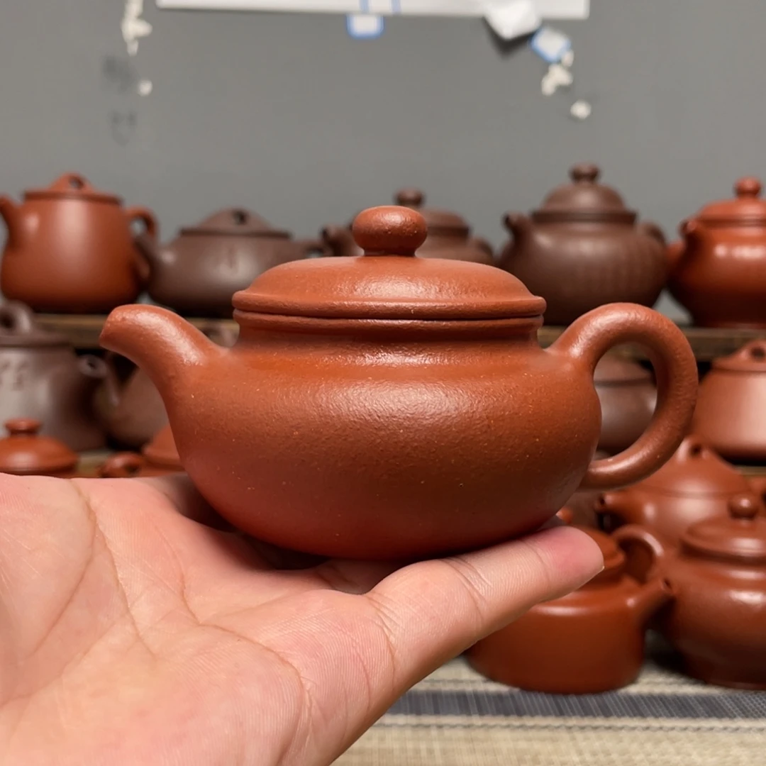仿古（150容量）-原矿宝山红降坡-全手工拍打成型-孤品处理