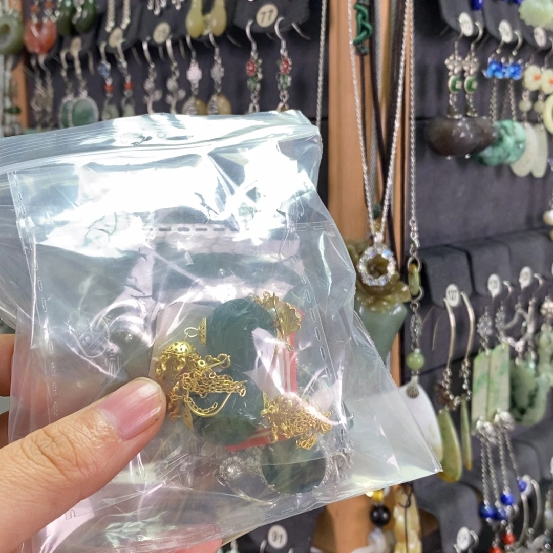 翡翠耳饰银S925镶嵌暖***爱X24