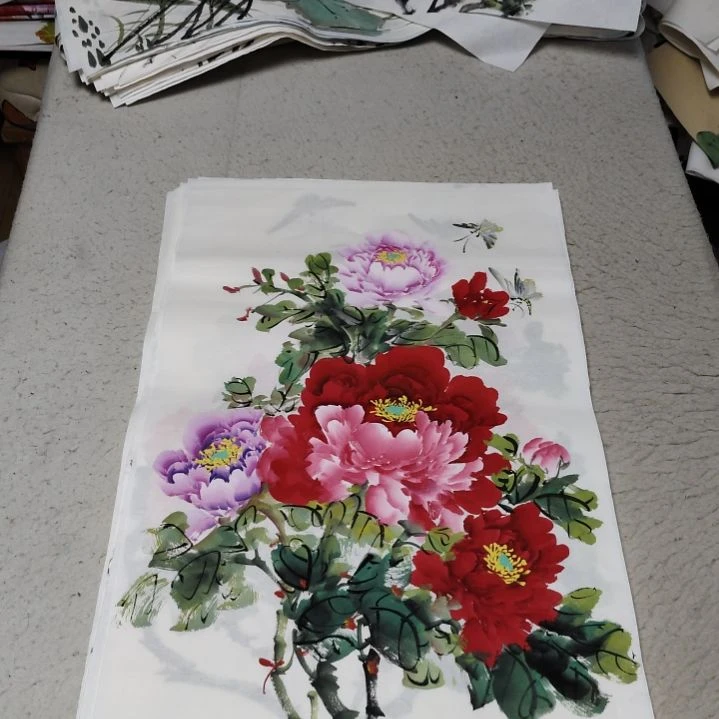 木***禅国画国画花鸟花鸟花鸟