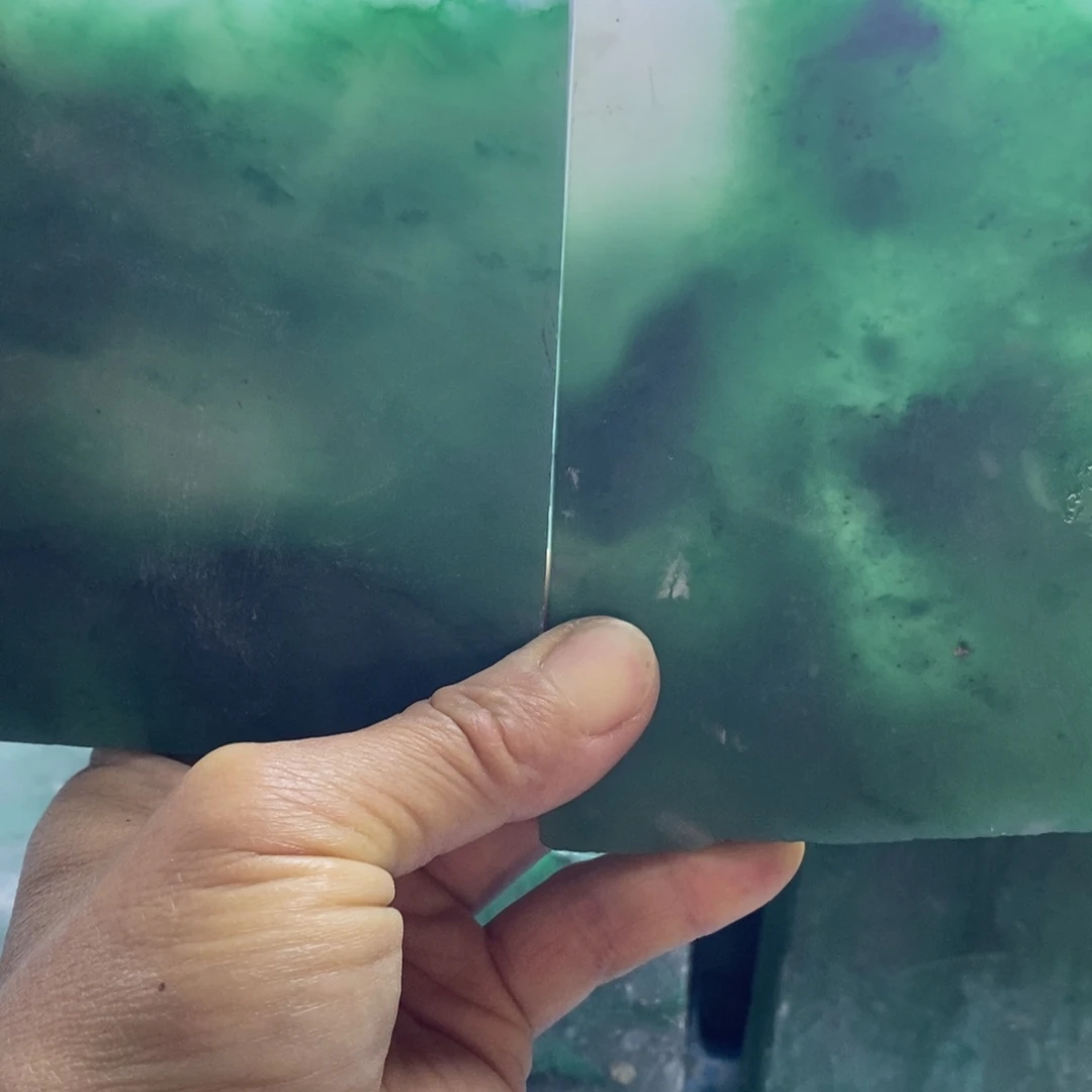 海***定制石英质玉（非洲翠）天然非州翠手镯