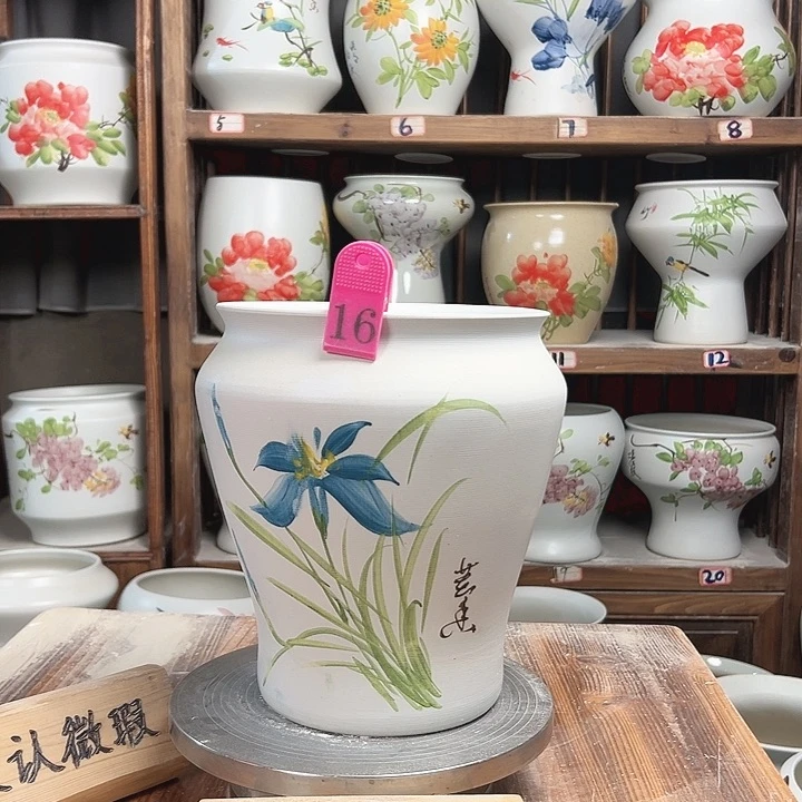 摆件16新款大微瑕陶瓷