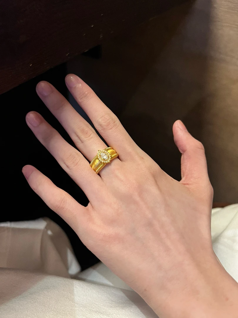 足金999黄金中古鸽子蛋