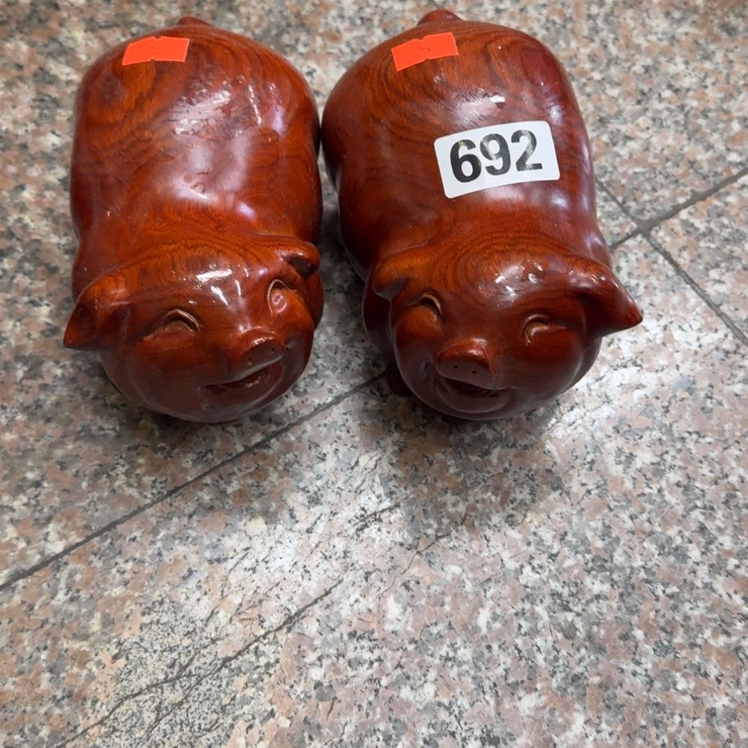 大果紫檀（缅甸花梨）用****6花梨木15公分对猪