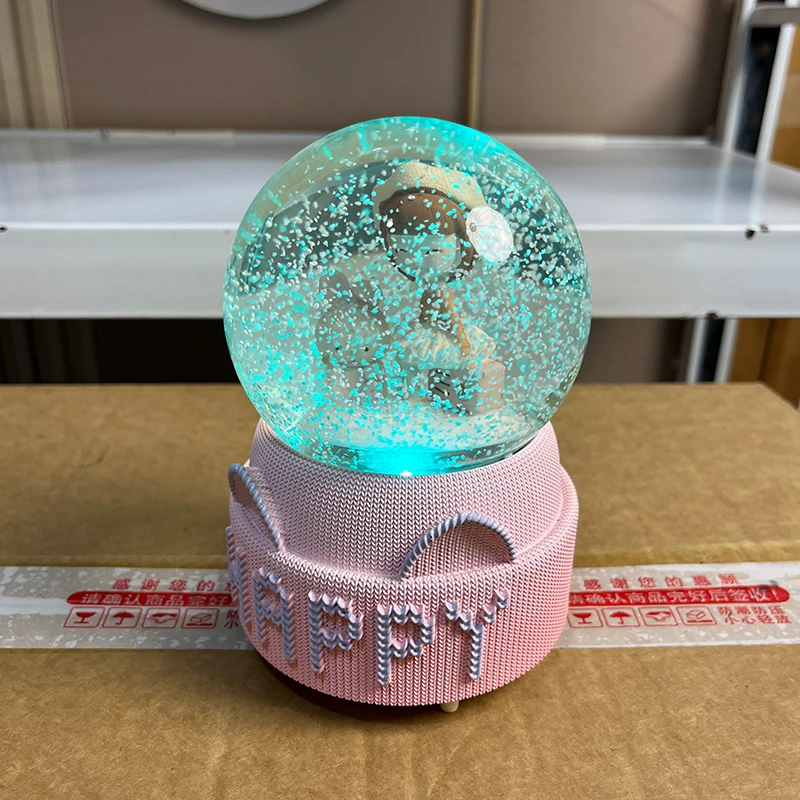 卡通水晶球音乐盒八音盒生【粉丝专属福利】日礼物送小女孩闺蜜