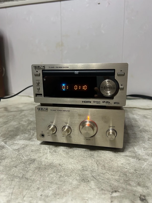 日本第一音响品牌TEAC-540D一套，功放、收音机功能正常