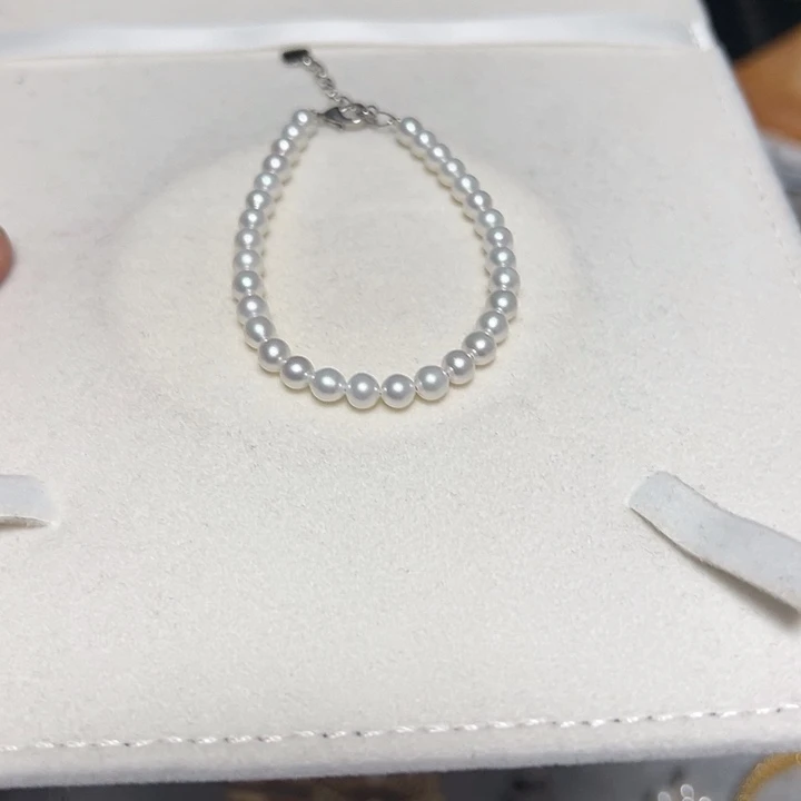 钛钢淡水珍珠手绳