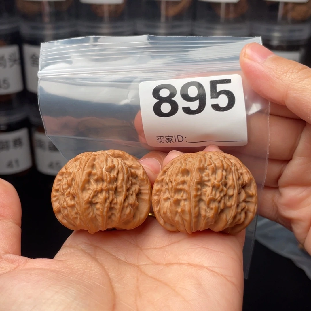 把件文玩核桃39闷白