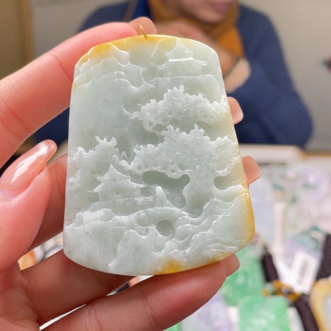翡翠吊坠(不含链)未镶嵌