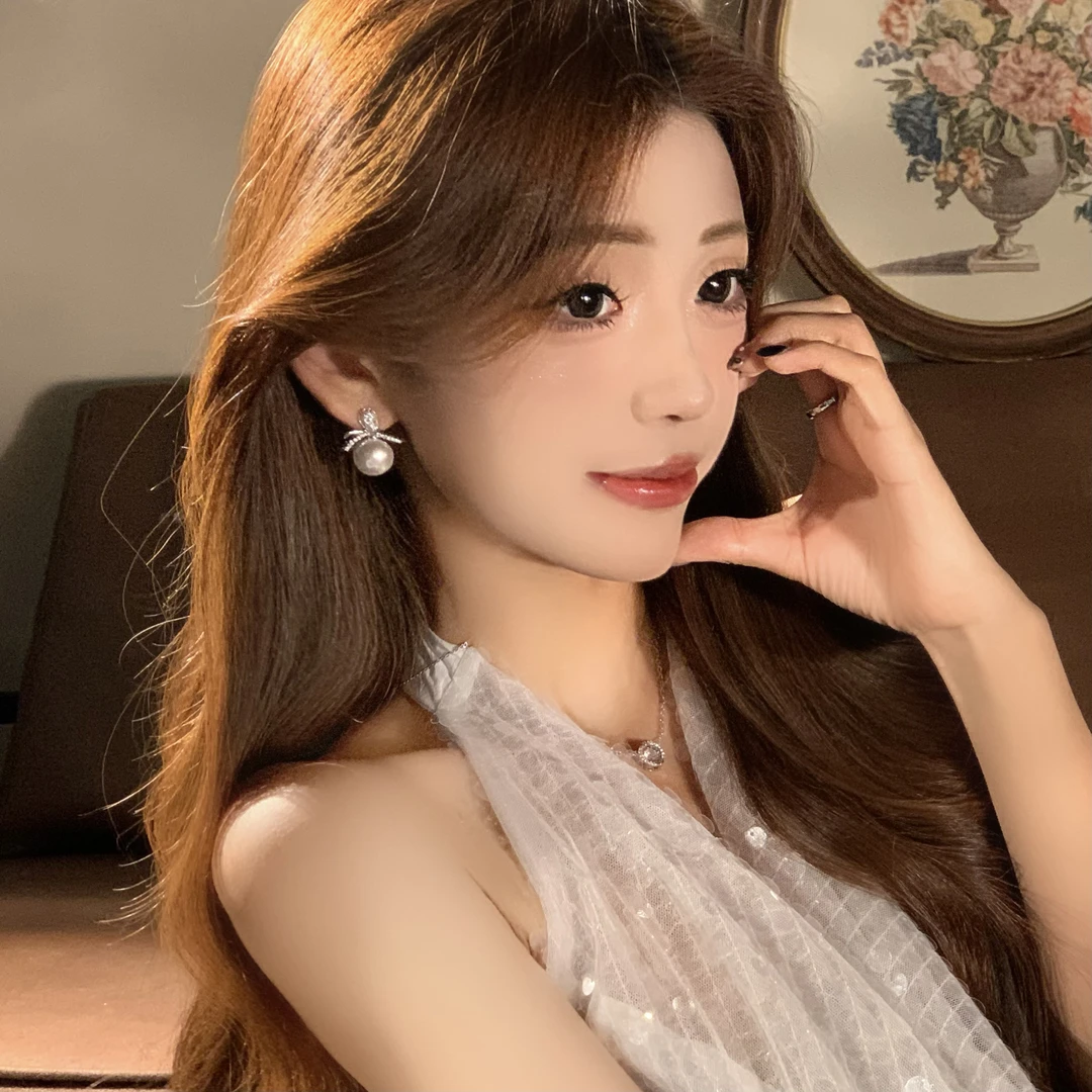 FULL GIRLISH耳环01856轻奢珠珠耳饰百搭耳钉