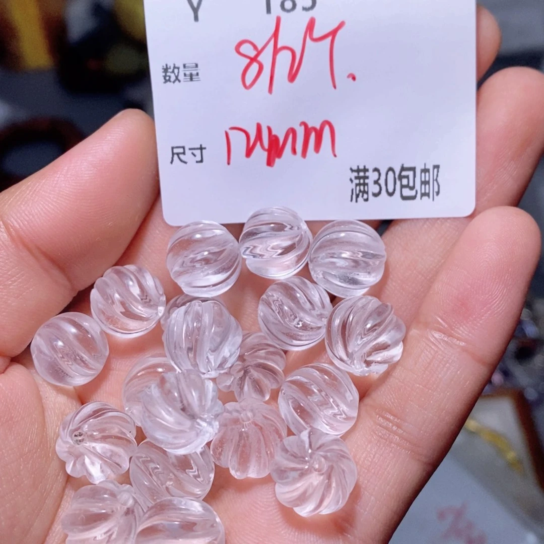 水晶颈饰银S925镶嵌Y185