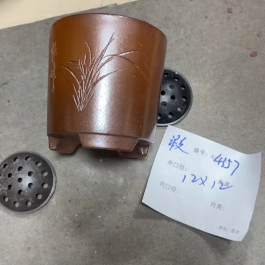 紫砂花盆花卉工艺