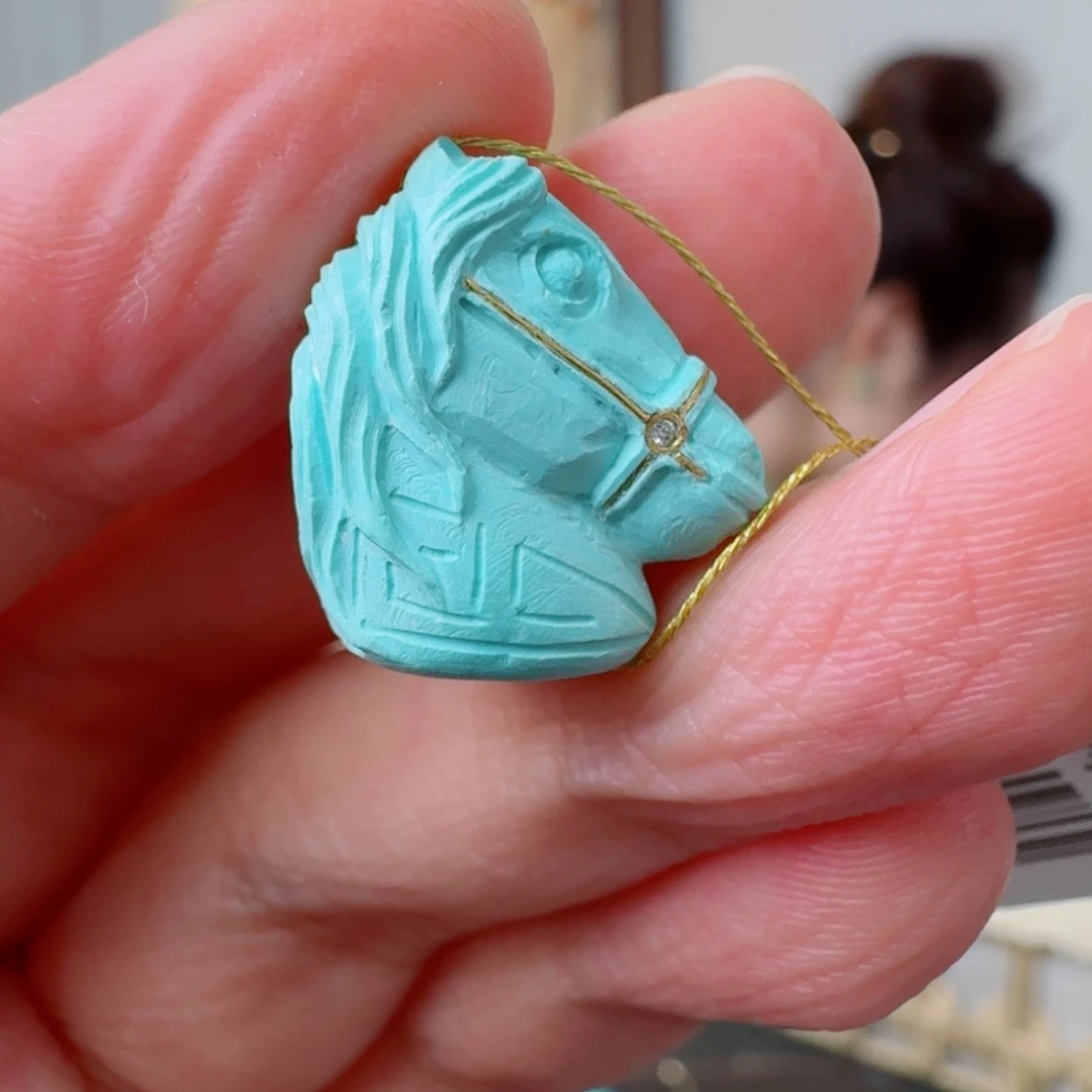 未镶嵌绿松石珠宝奇石