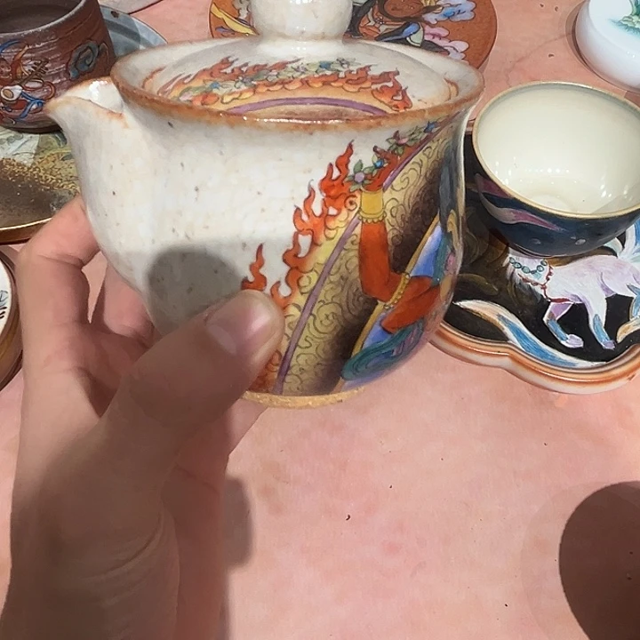 手绘陶瓷茶杯景德镇