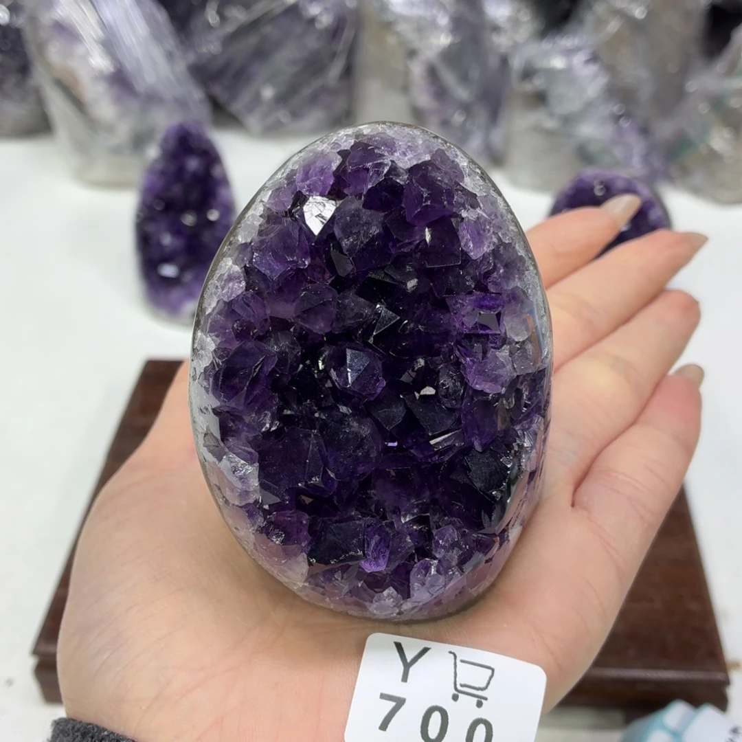 眼镜未镶嵌紫晶水晶
