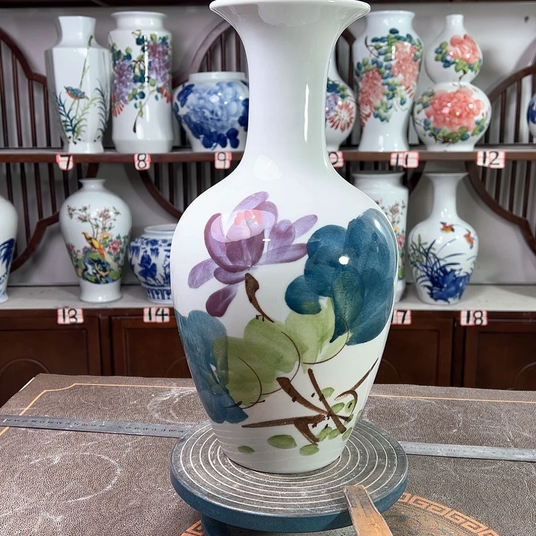 摆件景德镇陶瓷棒鸟