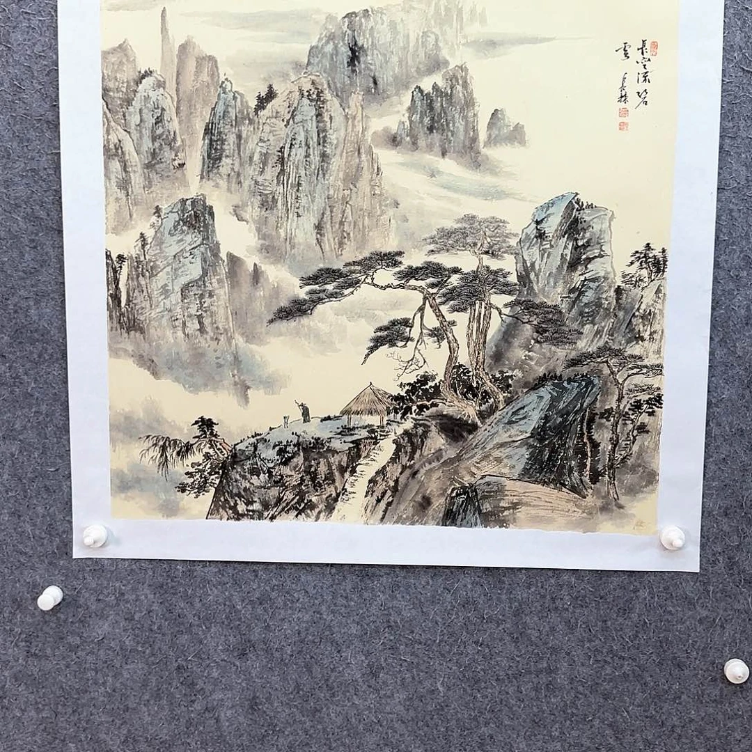 国画大写意地展现出来