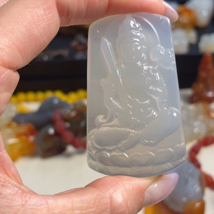 玛瑙/玉髓未镶嵌吊坠(不含链)