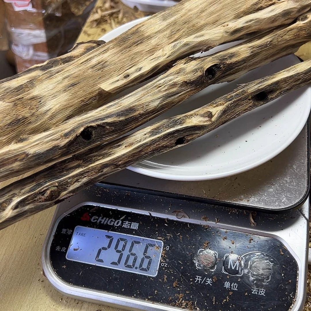 锅***咂木绿奇楠块料295克