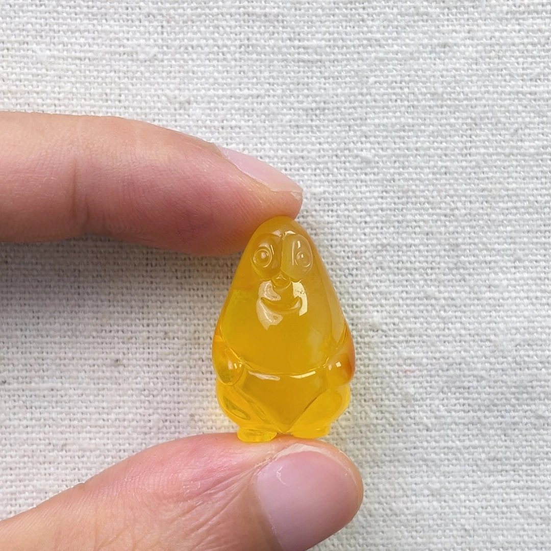 琥珀未镶嵌裸石派大星