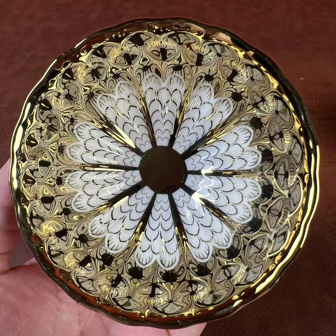 手工茶器 金玉满堂【龙鳞】主人杯