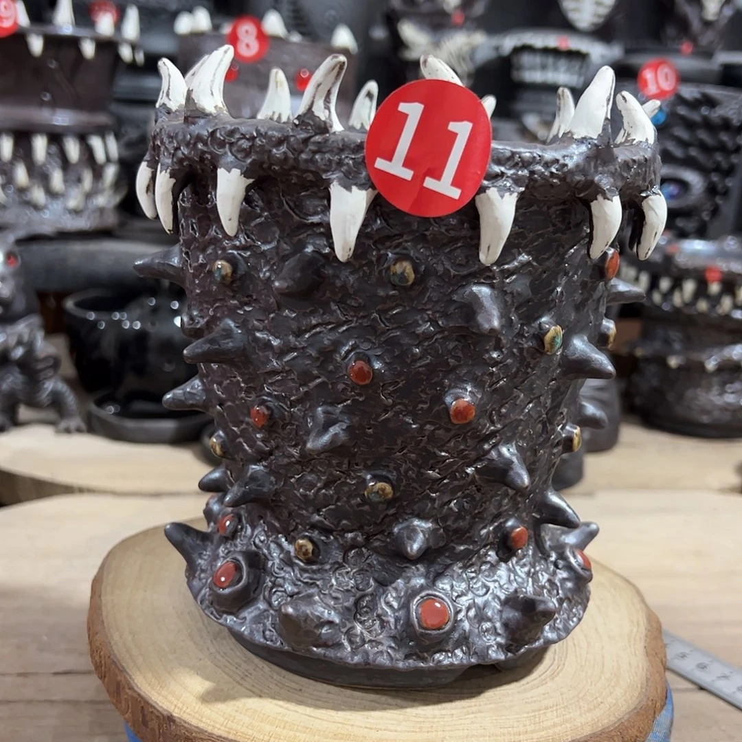 11号，手工微瑕，内口12.5内高13外高17.5