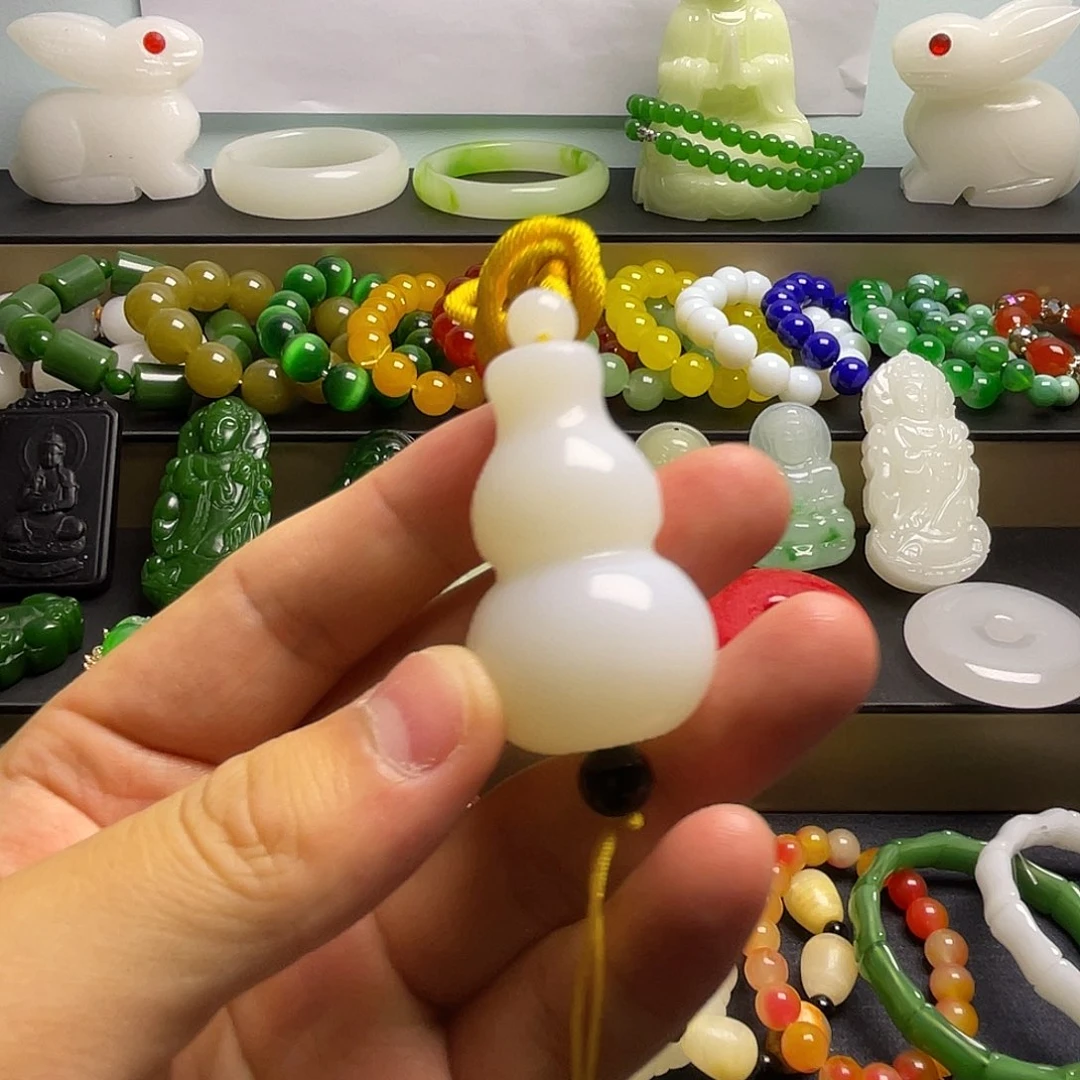 琉璃非金属车挂福禄吊坠