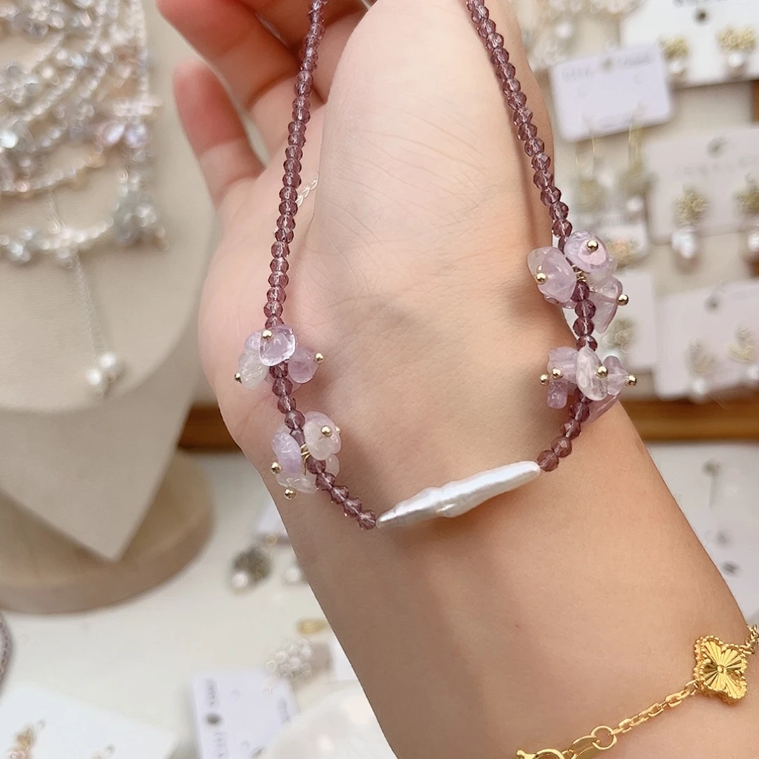 颈饰未镶嵌淡水珍珠