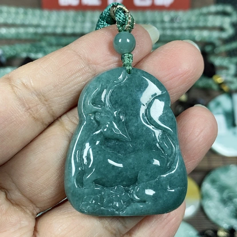 【闪购商品】翡翠颈饰未镶嵌玉吊坠翡翠玉一路有你一路相伴